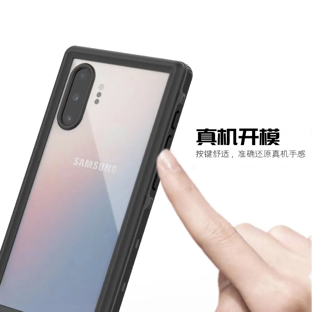 IP68 Водонепроницаемый чехол для телефона Samsung Galaxy Note 10 + плавания под водой
