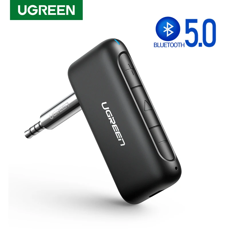 UGREEN Bluetooth приемник для автомобиля Портативный беспроводной 5 0 аудио адаптер 3 мм