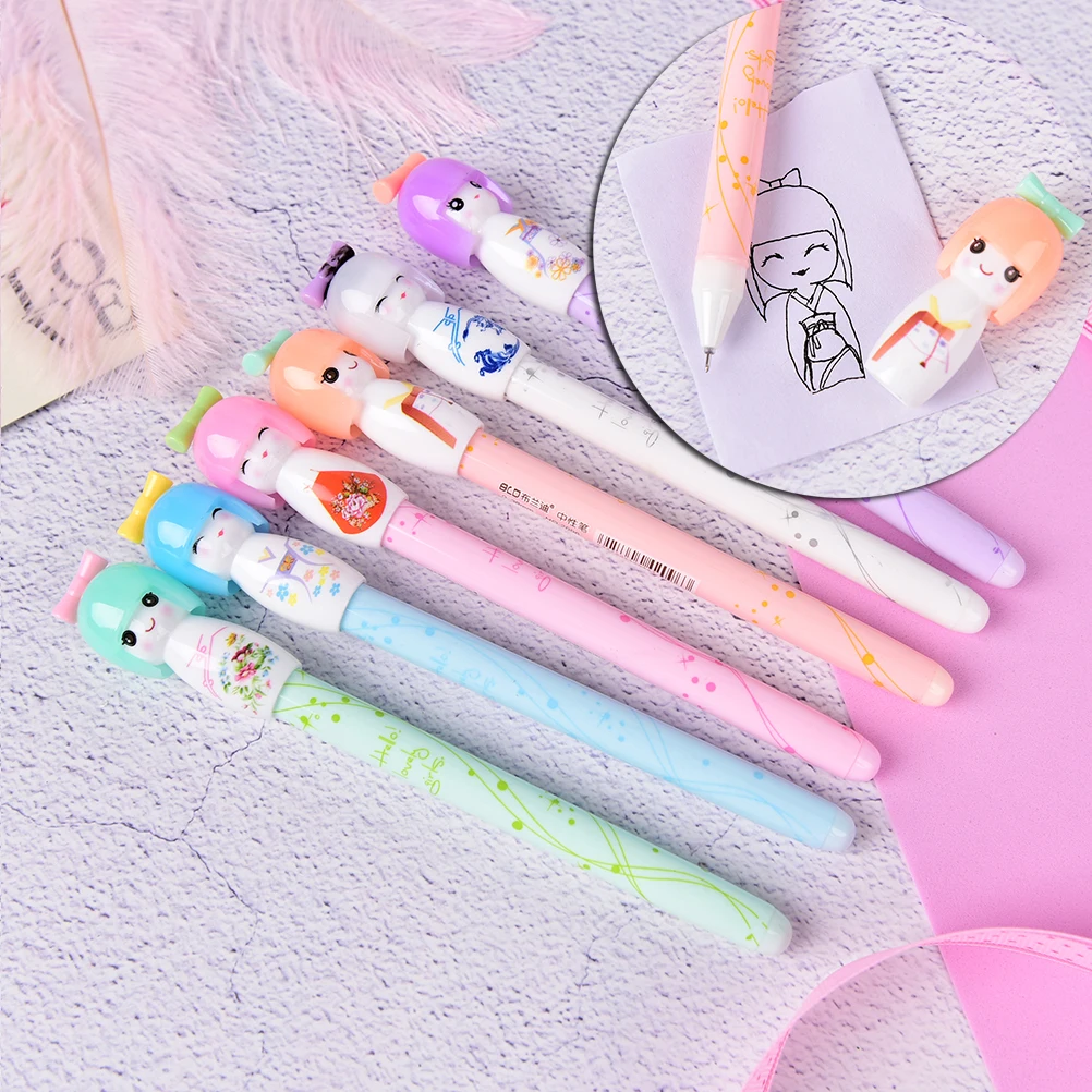 Kawaii японская кукла для девочек дизайн гелевых ручек ручка принцессы