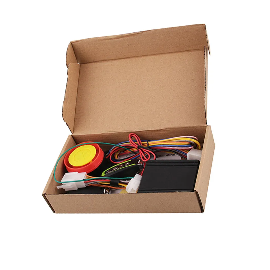 

New Remote Control Horn Alarm Warner Bi-Color Waterproof Motorcycle Bike Anti-Theft Security Burglar Alarm System