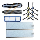 Вакуумный основной роликовая щетка крышка боковая щетка HEPA фильтр Швабра Ткань для Ilife A10s L100 Запчасти для роботизированного пылесоса сменная лампа