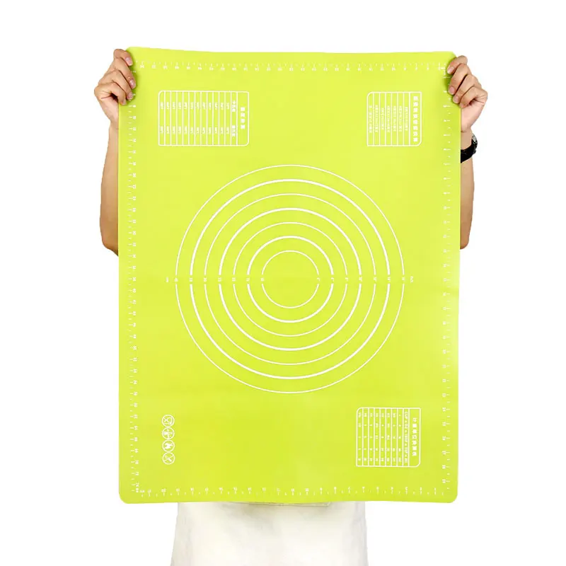 

60*80cm Thicker Bigger Silicone Mat For Dough Rolling Anti-slippery Non-stick Dumpling Pad 1pc