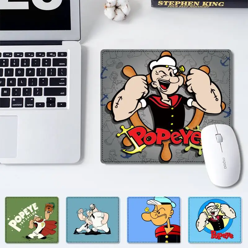 

Brand Popeye the Sailor office Mat Keyboard Mat Desk Durable Desktop Mousepad Rubber Gaming Small Mouse Pad Office Mouse Mat