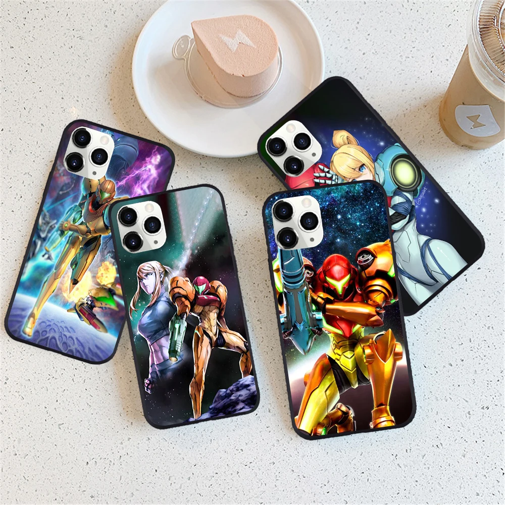 Классический мультяшный чехол для телефона Samus Aran iPhone 11 12 13 Pro XS MAX mini XR X 7 8 6Plus SE