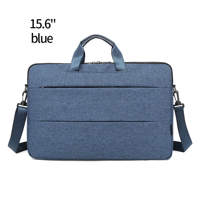 15.6inches blue Индивидуальный водонепроницаемый нейлоновый офисный портфель, сумка для деловых мужчин, сумка на плечо для ноутбука, сумка для ноутбука, чехол с логотипом - Цвет: 15.6inches blue