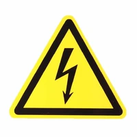 135pcs car sticker decal vinyl car bike bumper electric warning danger sign 100mm pvc waterproof danger notice