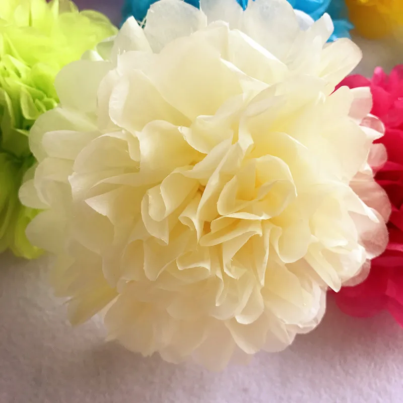 3 шт 6 ''(15 см) DIY тканевые бумажные Цветочные фонари сотовые шары помпон для