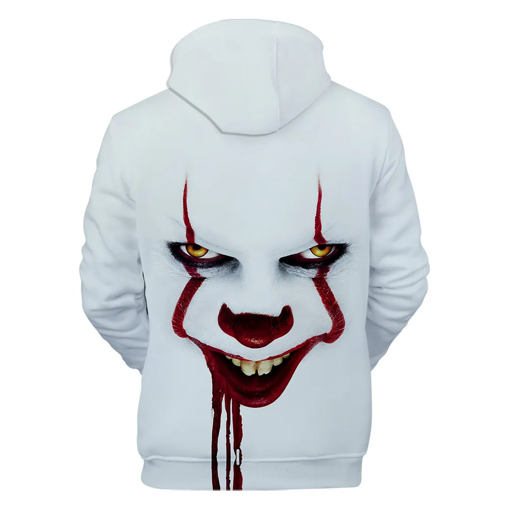 Chapter Two костюмы для косплея Pennywise худи мужчин и женщин одежда с 3D принтом