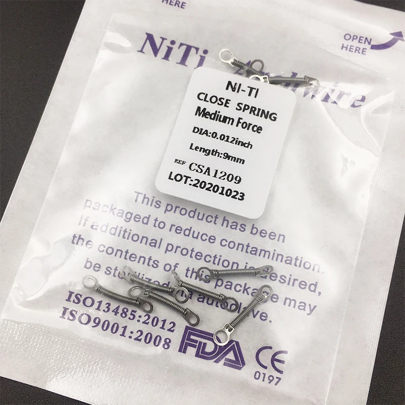 Стоматологические Ортодонтические Пружинные зубные пружины 10 шт./пакет |