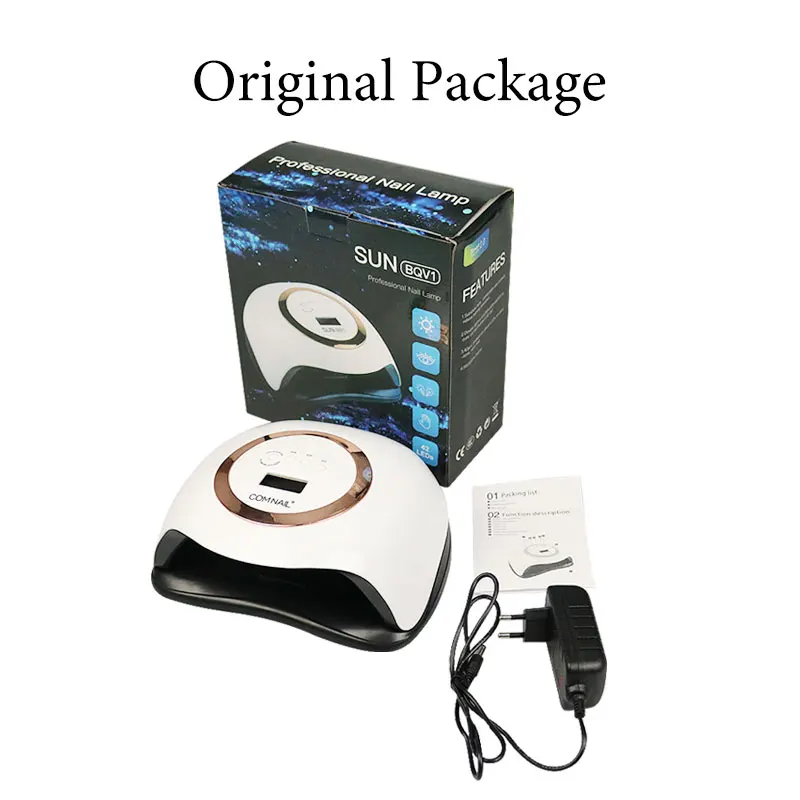 Новая светодиодная УФ лампа для ногтей маникюра с ЖК дисплеем умный датчик