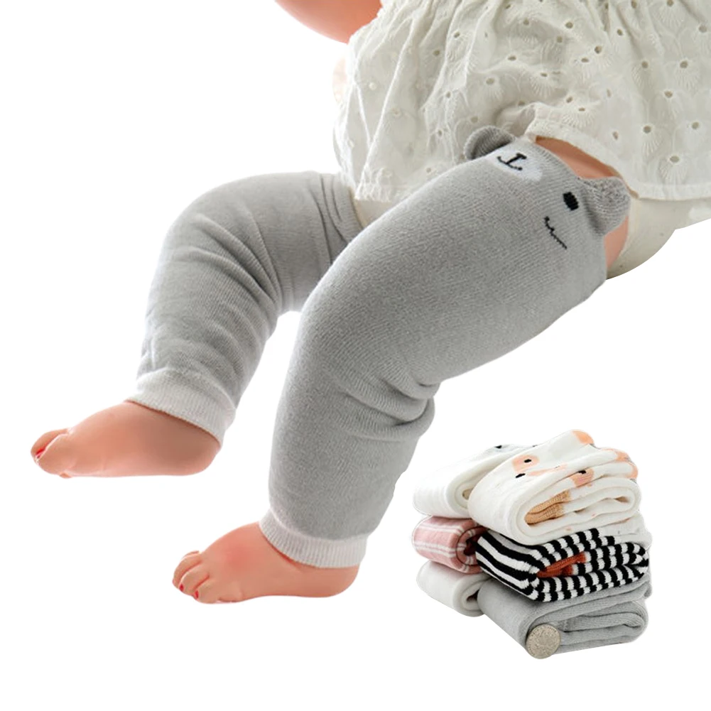 Гетры для малышей наколенники новорожденных полосатые гетры зимние вязаные