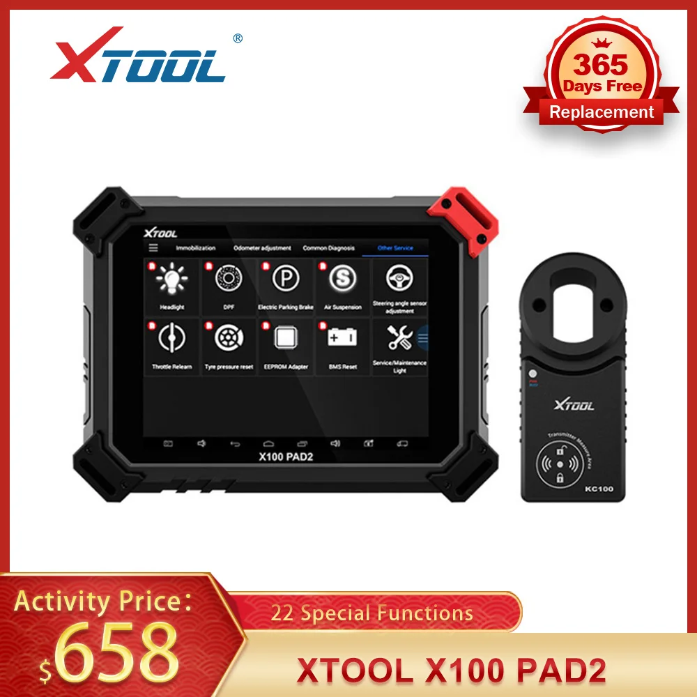 Оригинал XTOOL X100 PAD2 Pad 2 лучше чем X300 Pro3 Auto Key Программист X431 Легко Diag с KC100 VW 4th и 5th IMMO |