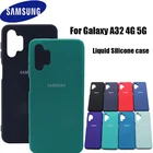 Чехол для Samsung A32, чехол для galaxy a 32, 4g, искусственная фантазия, жидкий силиконовый чехол, шелковистая мягкая на ощупь защитная задняя крышка, Противоударная