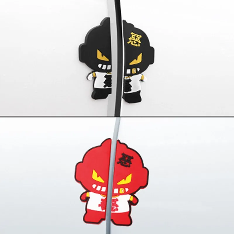 Tide бренд автомобиля силиконовые анти столкновения демон пара мультфильм двери