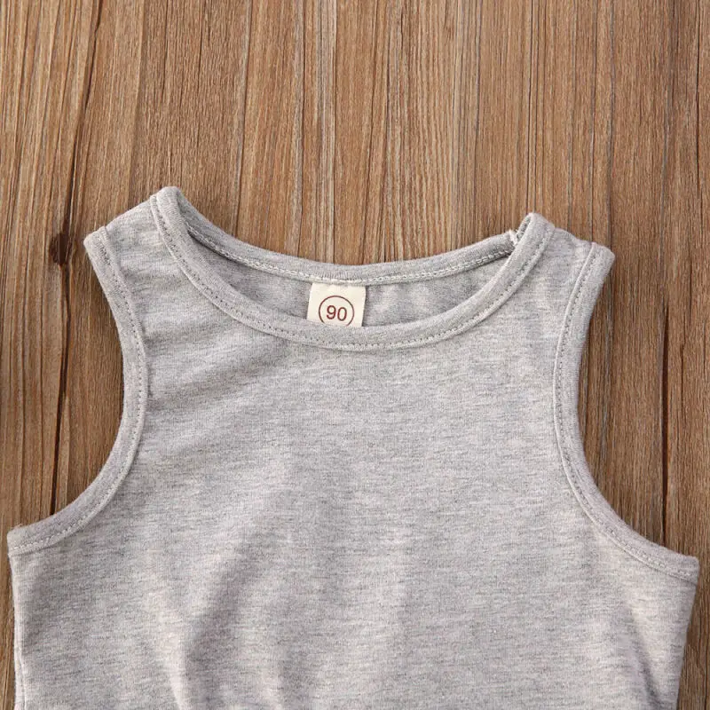 Комплект детской одежды Pudcoco летние детские короткие топы и шорты одежда на День