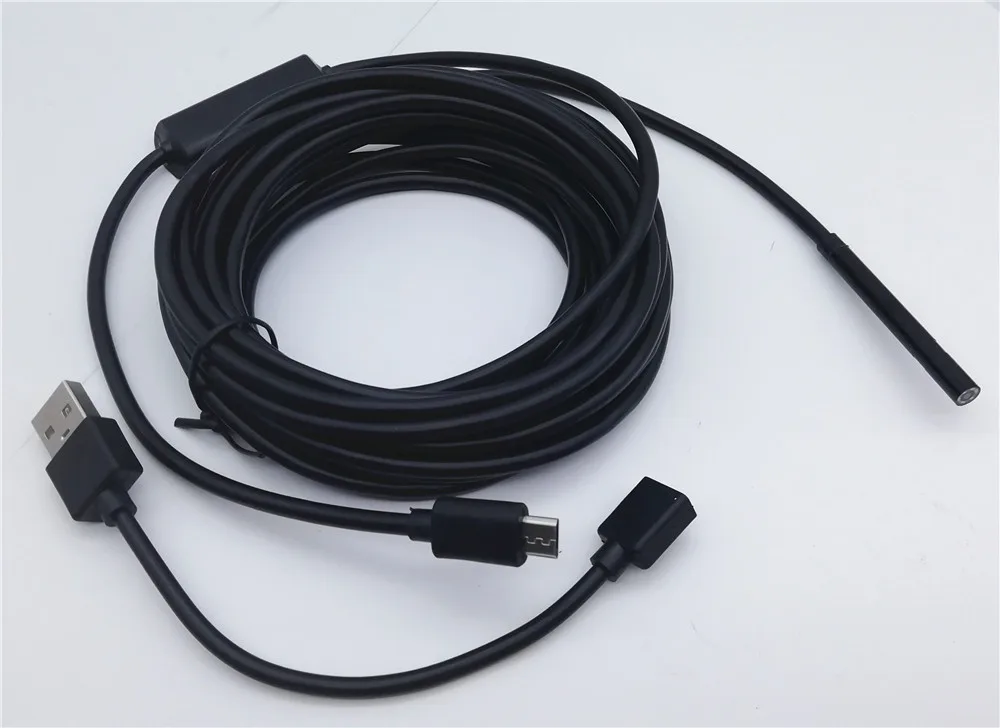 2-в-1 5 мм Мп для Android OTG USB эндоскопическая камера | Безопасность и защита