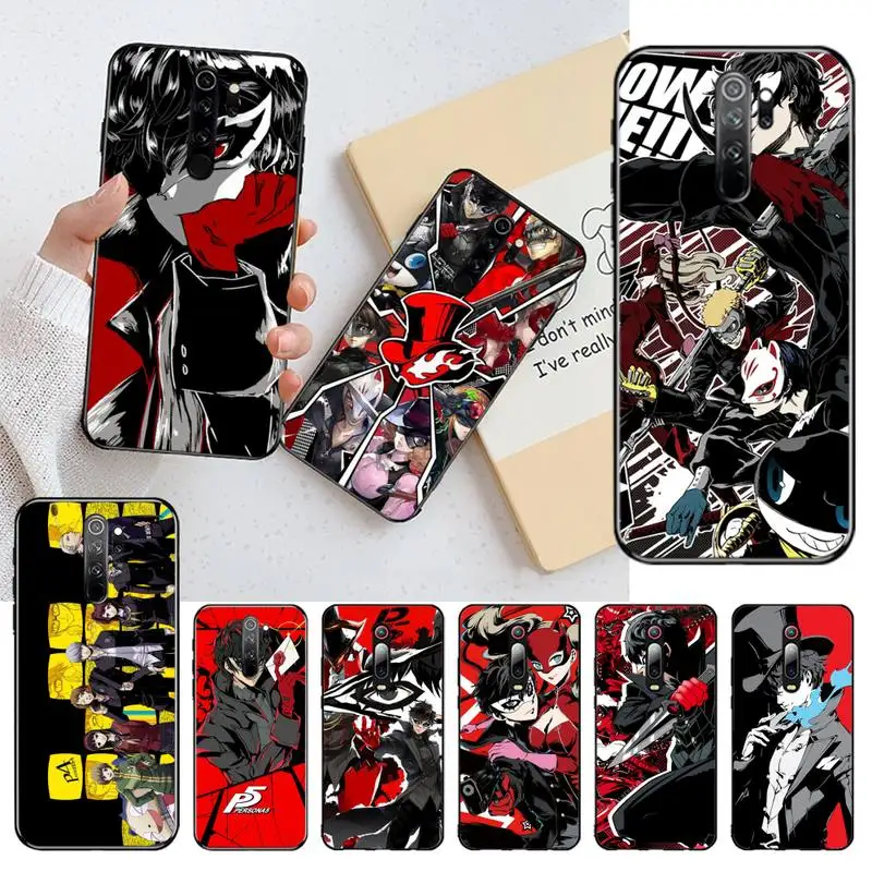 Чехол PENGHUWAN Persona 5 для Redmi Note 8 8A 8T 7 6 6A 5A 4 4X 4A Go Pro|Бамперы| |