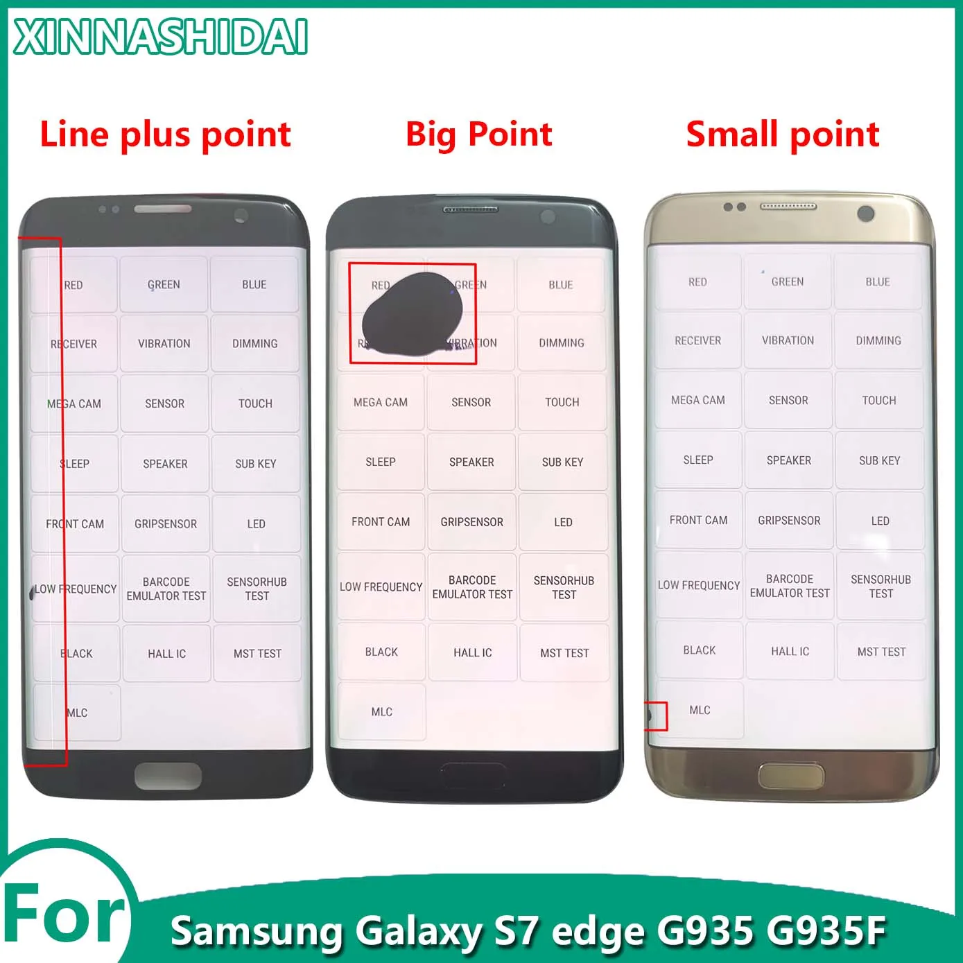 ЖК-дисплей для SAMSUNG Galaxy S7 edge G935 G935F G935FD зеркальный дисплей с сенсорным экраном и
