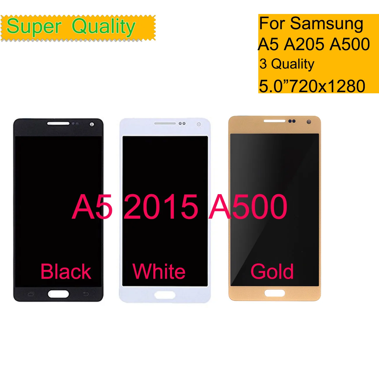 TFT OLED AMOLED для samsung Galaxy A5 A500 A500F A500FU A500M сенсорный экран дигитайзер стеклянная панель ЖК-дисплея в сборе