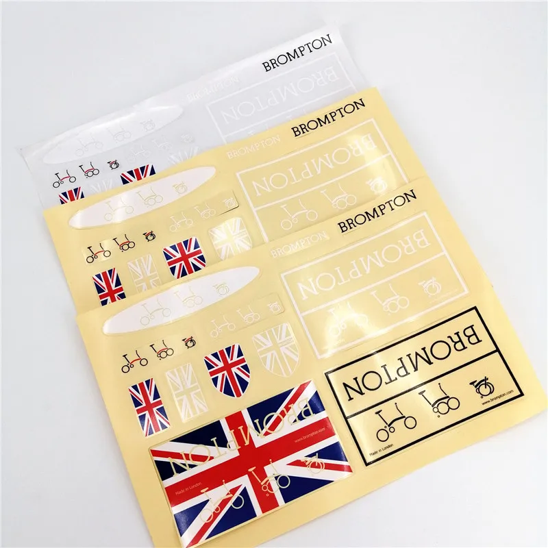 Складные велосипедные наклейки Brompton декоративные аксессуары|Наклейки на