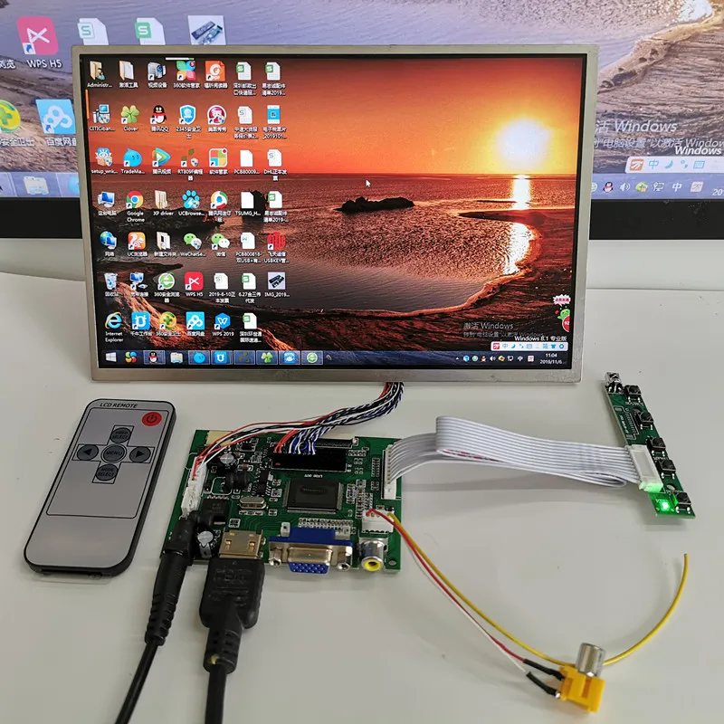 10 1 дюймовый 1280*800 экран HD цифровой ЖК-монитор подложка автомобильный HDMI VGA AV Raspberry