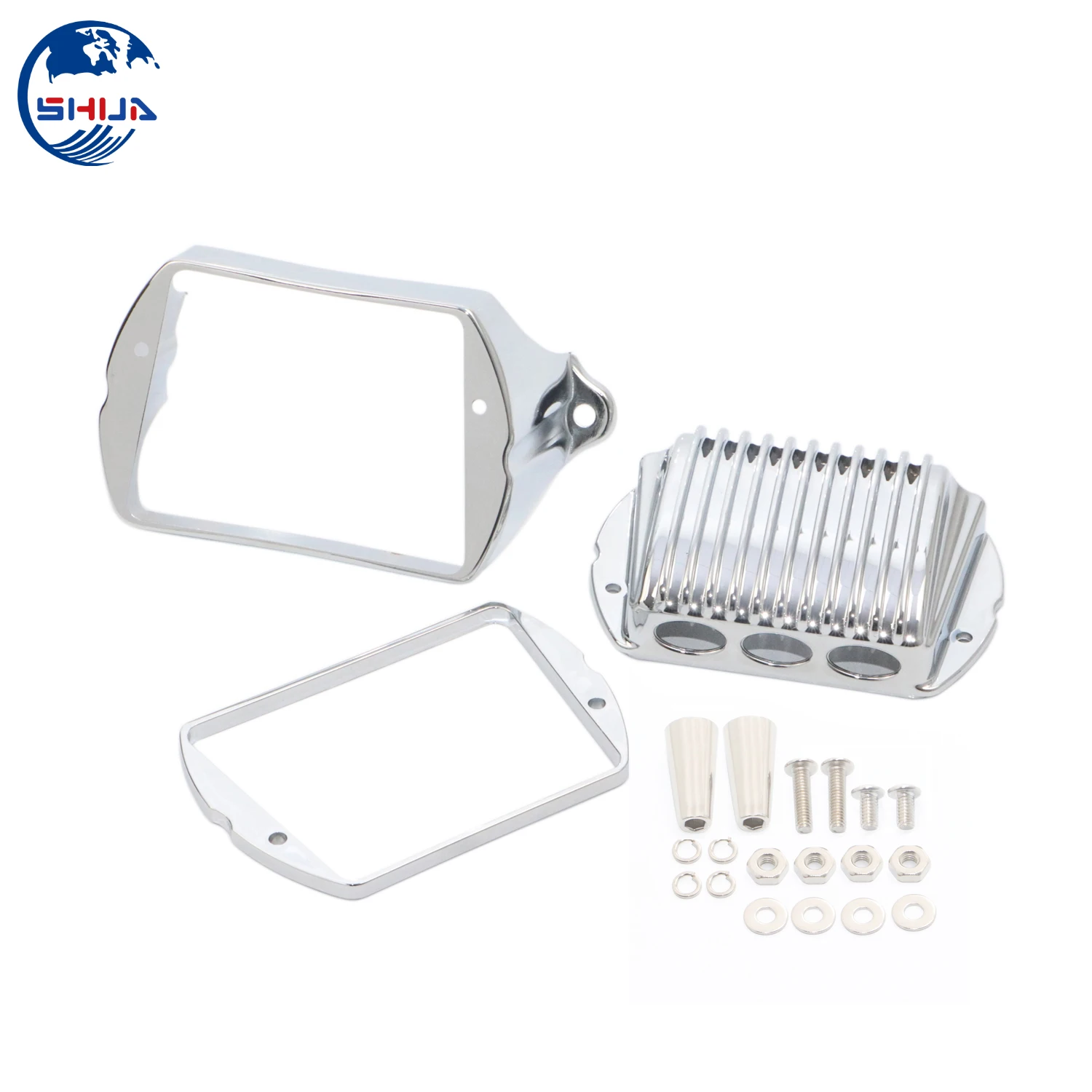 Запчасти для мотоциклов хромированная крышка переднего регулятора напряжения