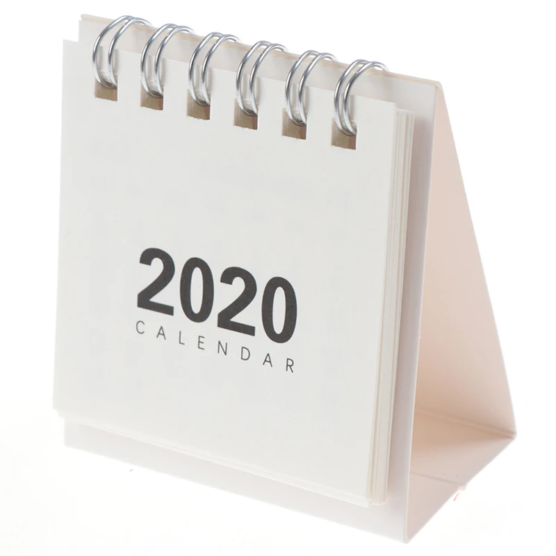 1 шт. милый мини простой Настольный календарь с рисунком календари для