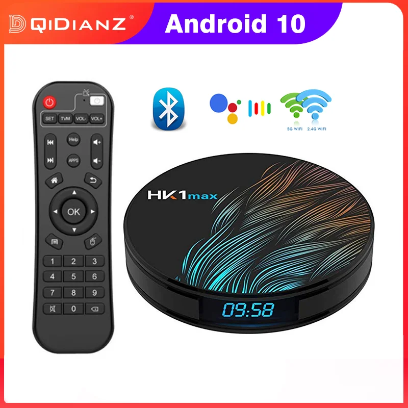 

Smart TV Box HK1MAX Android 10 RK3318 4K 1080P Media Player H.265 BT4.0 USB3.0 Android 10.0 HK1 MAX Smart Set Top Box