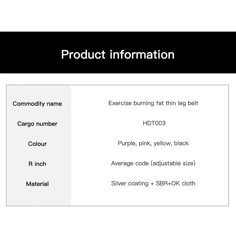 

2021 NEW Adjustable Sports Armband Men Women Thin Leg Yoga Fitness Running Sweating Slimming Armband Sports Protective Sheath