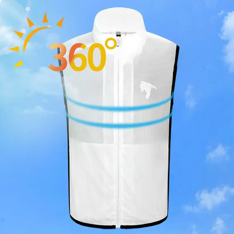 

Летний охлаждающий вентилятор, жилет, умный кондиционер, одежда, Солнцезащитная кожа, одежда, куртка для спорта на открытом воздухе, туристи...