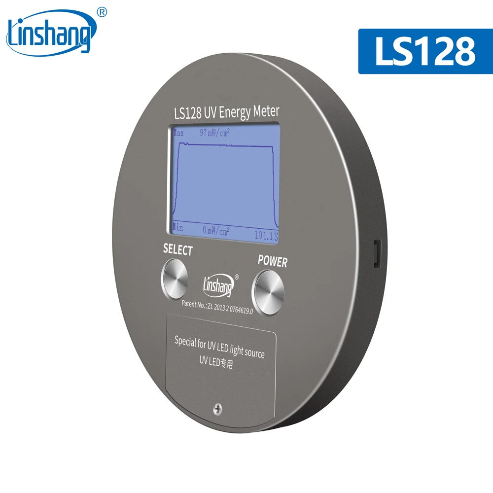 Linshang LS128 УФ измеритель энергии LS131 UVA radiometer UV power puck для УФ-светодиодного плоского
