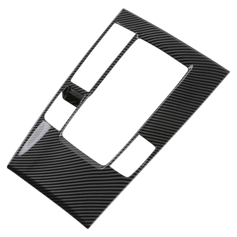 

Car ABS Carbon Fiber Interior Center Console Gear Shift Panel Cover Frame Trim Sticker for Mazda 3 Axela 2020