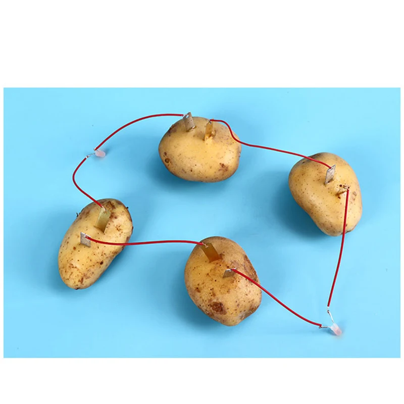 Детская научная игрушка на батарейках с фруктами для картофеля поколение