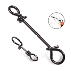 Коннектор рыболовный из нержавеющей стали, поворотный на поворотные застежки для рыбалки градусов, 30 шт., Quick аксессуар для соединения