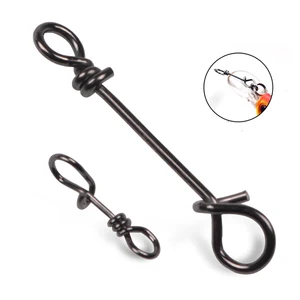 Коннектор рыболовный из нержавеющей стали, поворотный на поворотные застежки для рыбалки градусов, 30 шт., Quick аксессуар для соединения