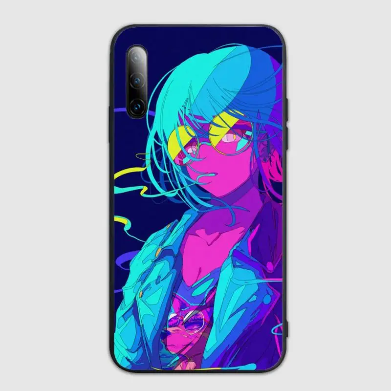 

Vaporwave Glitch Anime Phone Case For Samsung S Note20 10 2020 S5 21 30 ultra plus A81 Cover Fundas Coque