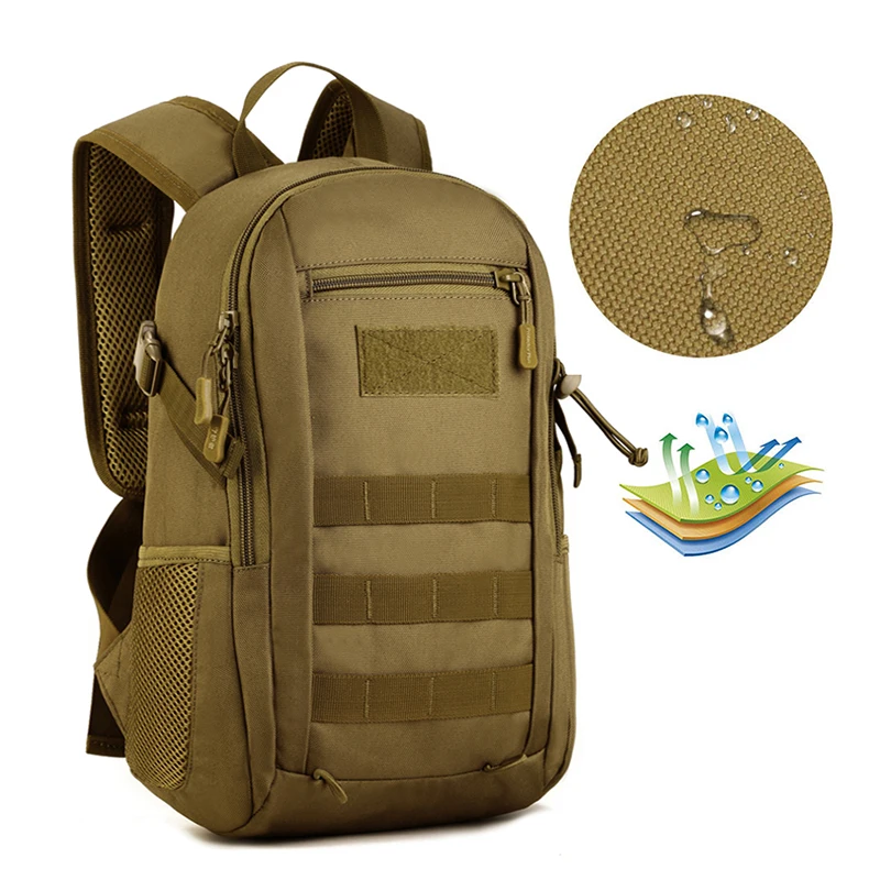Водонепроницаемый военный армейский рюкзак 12 л мужской для активного отдыха