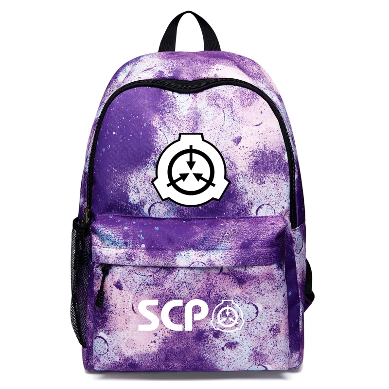 SCP Galaxy Рюкзак с usb-портом школьные рюкзаки для девочек мужские USB зарядка наушники чехол для домкрата Холст Дорожная сумка рюкзак для ноутбука - Цвет: A Purple