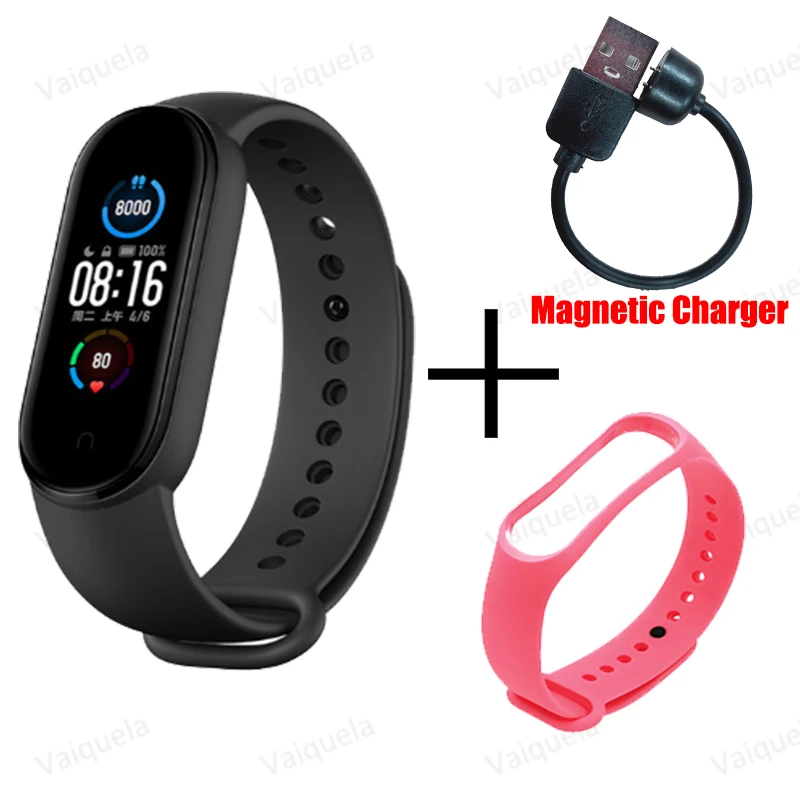 

Sport Fitness Tracker M5 Smart watch Pedometer Heart Rate Blood Pressure Monitor Bluetooth M5 Smart Band Bracelet Men Women 2021