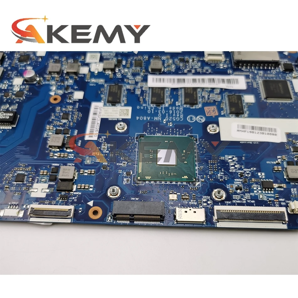 laptop motherboard for lenovo ideapad 110 15ibr n3060 mainboard nm a804 sr2kn with 8gb ram ddr3 free global shipping