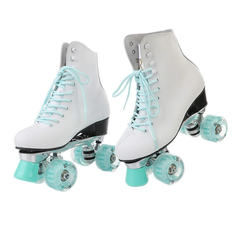 Новые взрослые двойные роликовые коньки RENIAEVER для взрослых женские