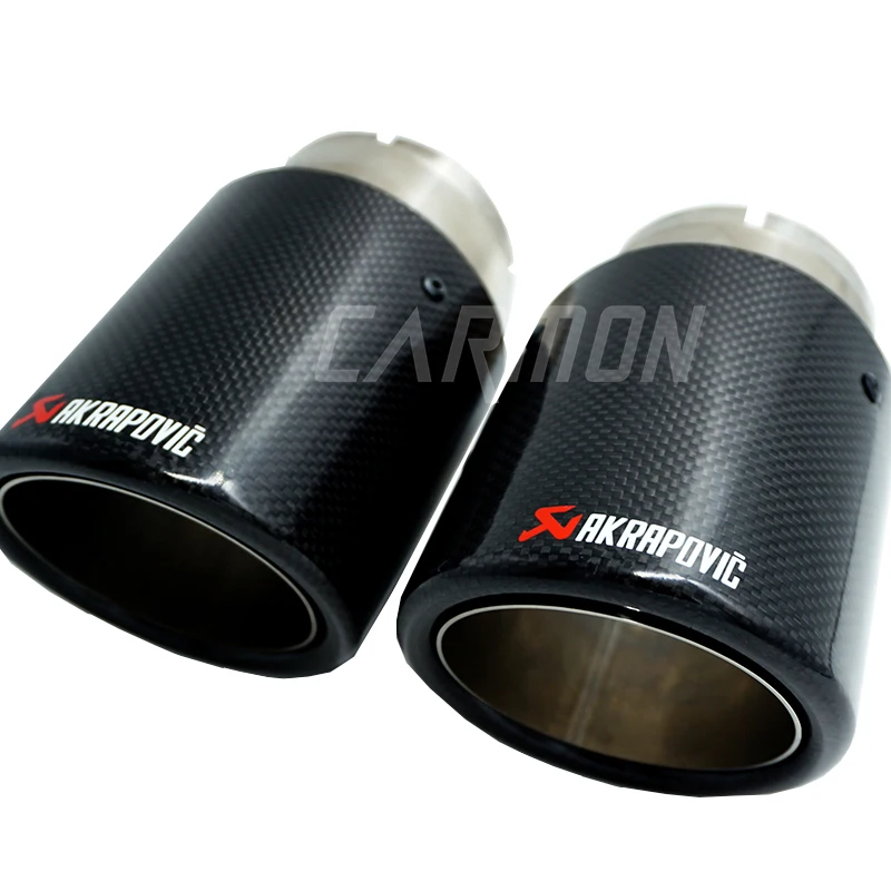 Бесплатная доставка 1 шт. Akrapovic кудрявый автомобиль универсальный углеродное