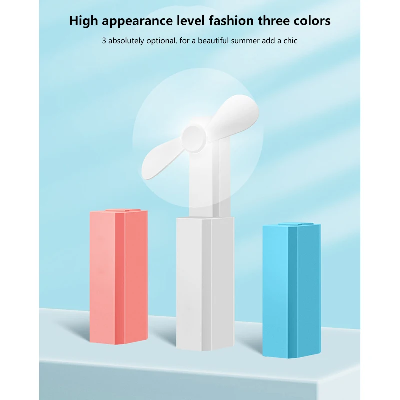 

Portable Mini Fan Air Cooler 3-Speed USB Charging Fan Foldable Ultra-Quiet Handheld Fan Suitable For Home Office Desk Outdoor