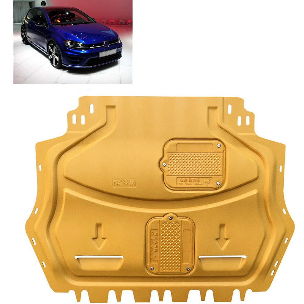 

Car Exterior Chassis Underpan Flap For VW Golf R 2012-2018 Auto Under Engine Splash Guard Shield Mudguard Plate Mud Fender Cover