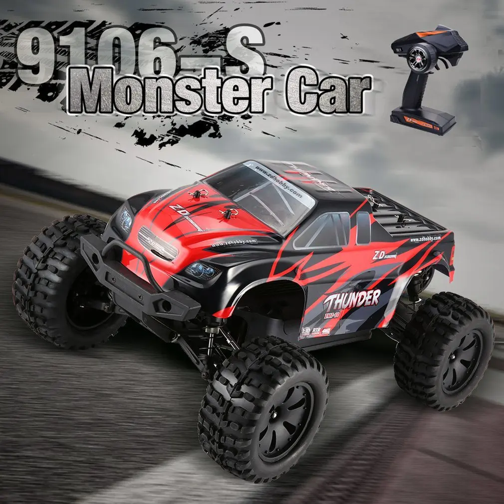 1/10 Thunder 4WD бесщеточный 70 км/ч гоночный RC автомобиль Bigfoot багги Грузовик RTR игрушки