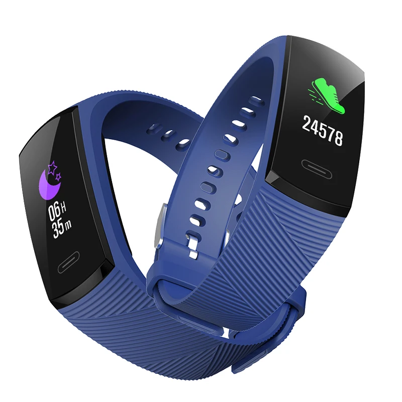 Водонепроницаемый Фитнес браслет с измерением пульса и давления|Смарт-браслеты|