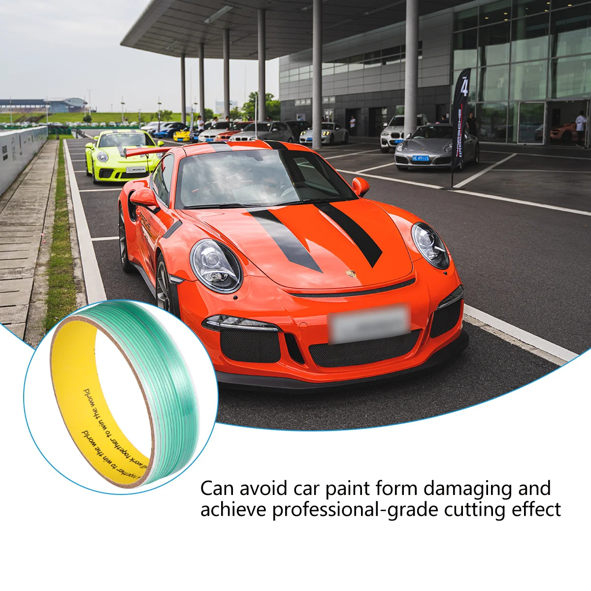 

Car Knifeless Tape Design Line Car Sticker Cutting Tool Film Wrapping Cut Tape