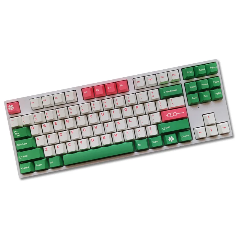 135 клавиш GMK Hanami Dango крышка ключа s PBT с пятью Сторонами сублимационная