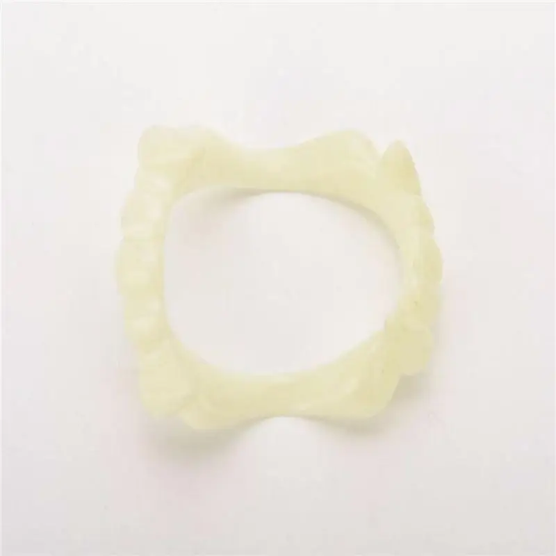 Новый светится в темноте Зубы вампира на Хэллоуин Монстр оборотень зомби клыки