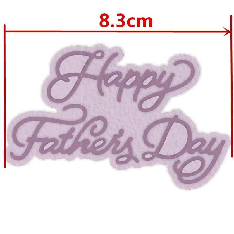 

Metal Cutting Dies Father's Day Blessing Words for DIY Scrapbooking Embossing Paper Cards Making Crafts Templates New Dies 2019